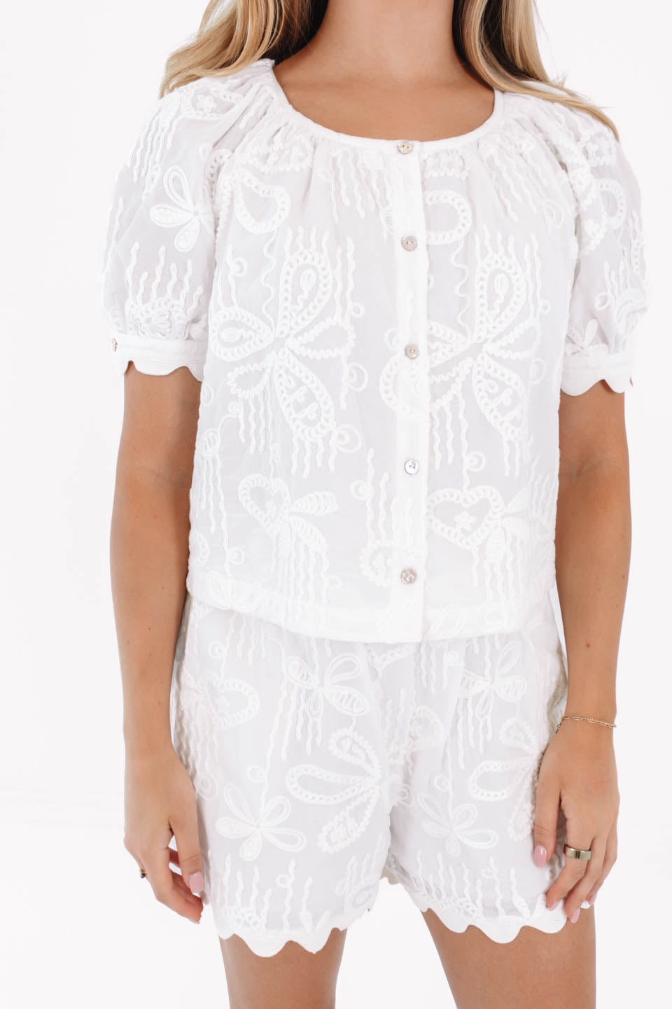 PREORDER The Bailee Shorts - White - 图片 2