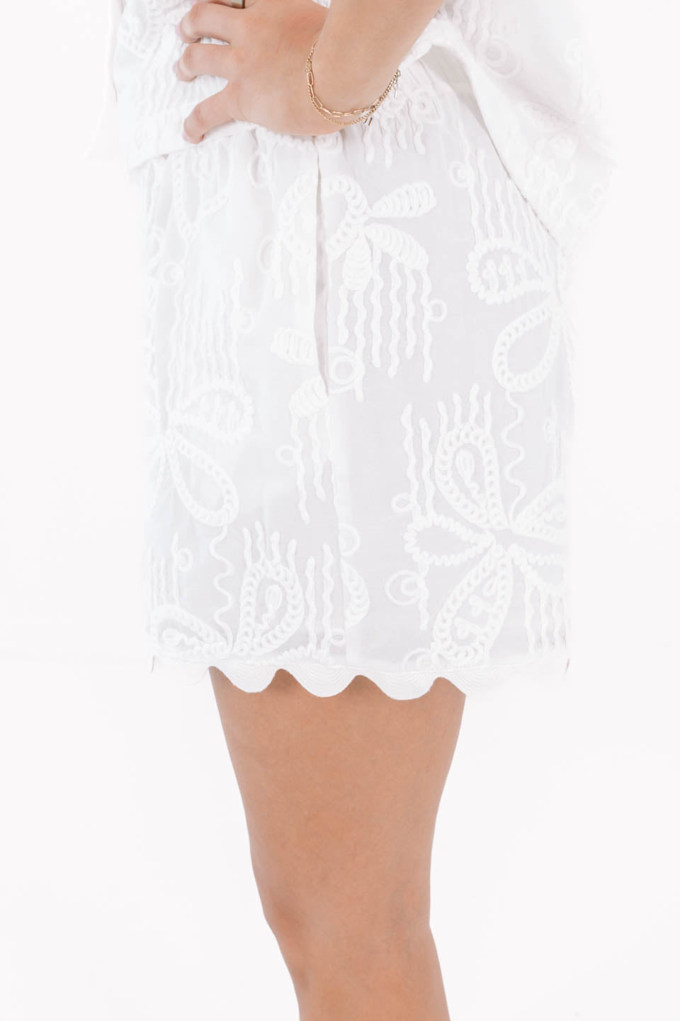 PREORDER The Bailee Shorts - White - 图片 3
