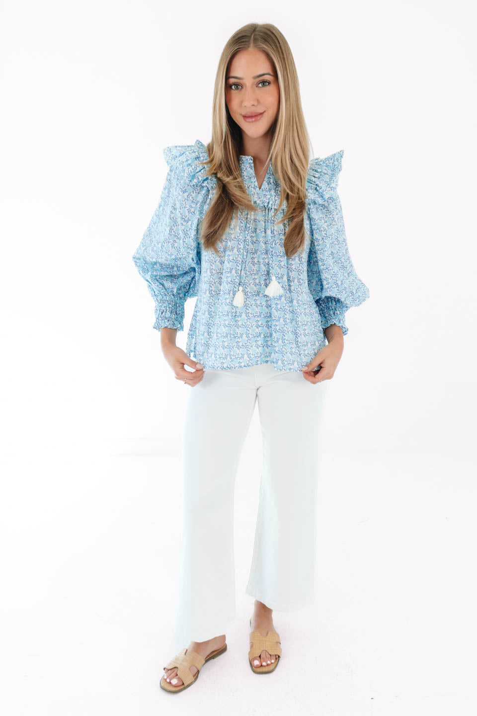 Don't Be Blue Top - Blue - 图片 3