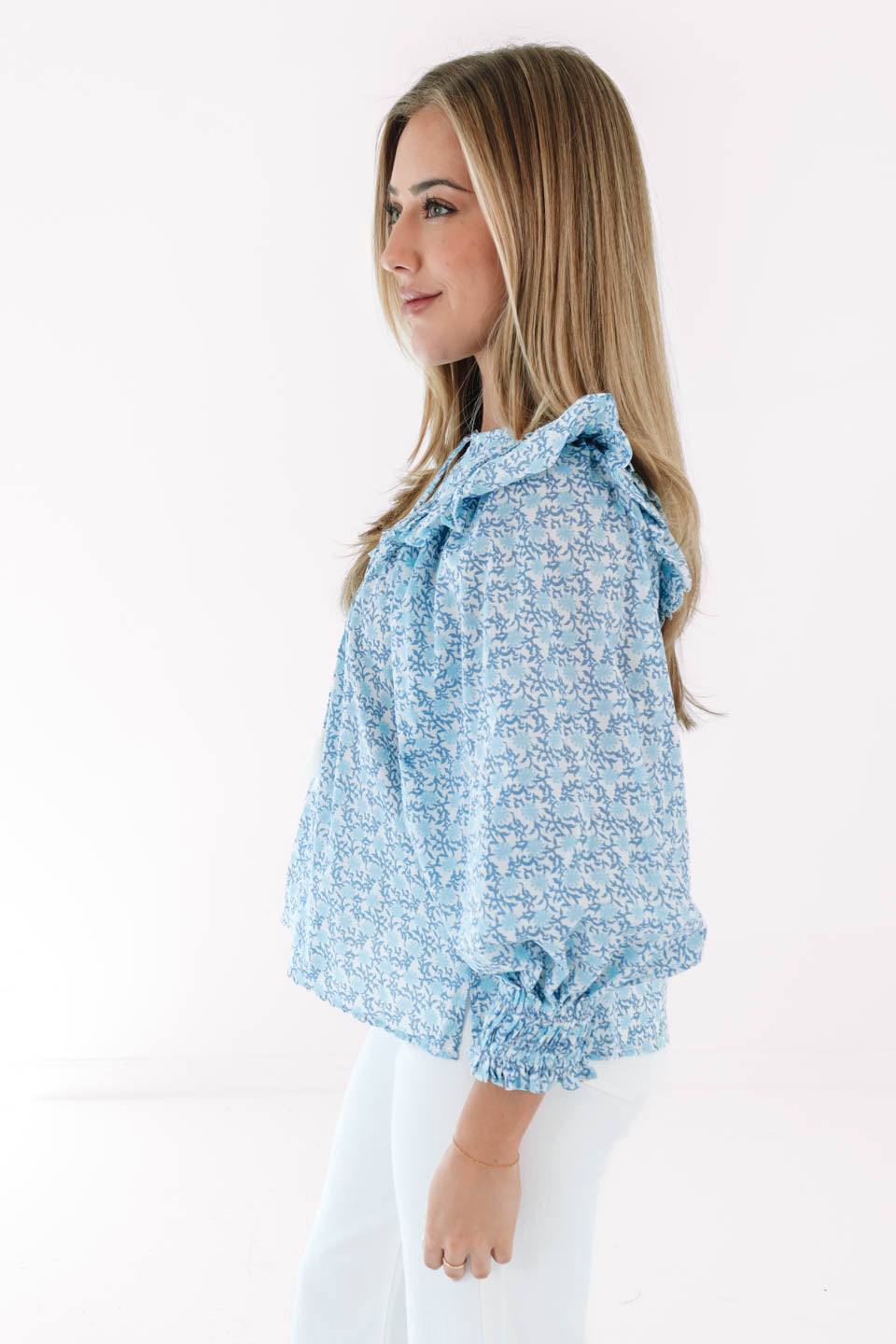 Don't Be Blue Top - Blue - 图片 5