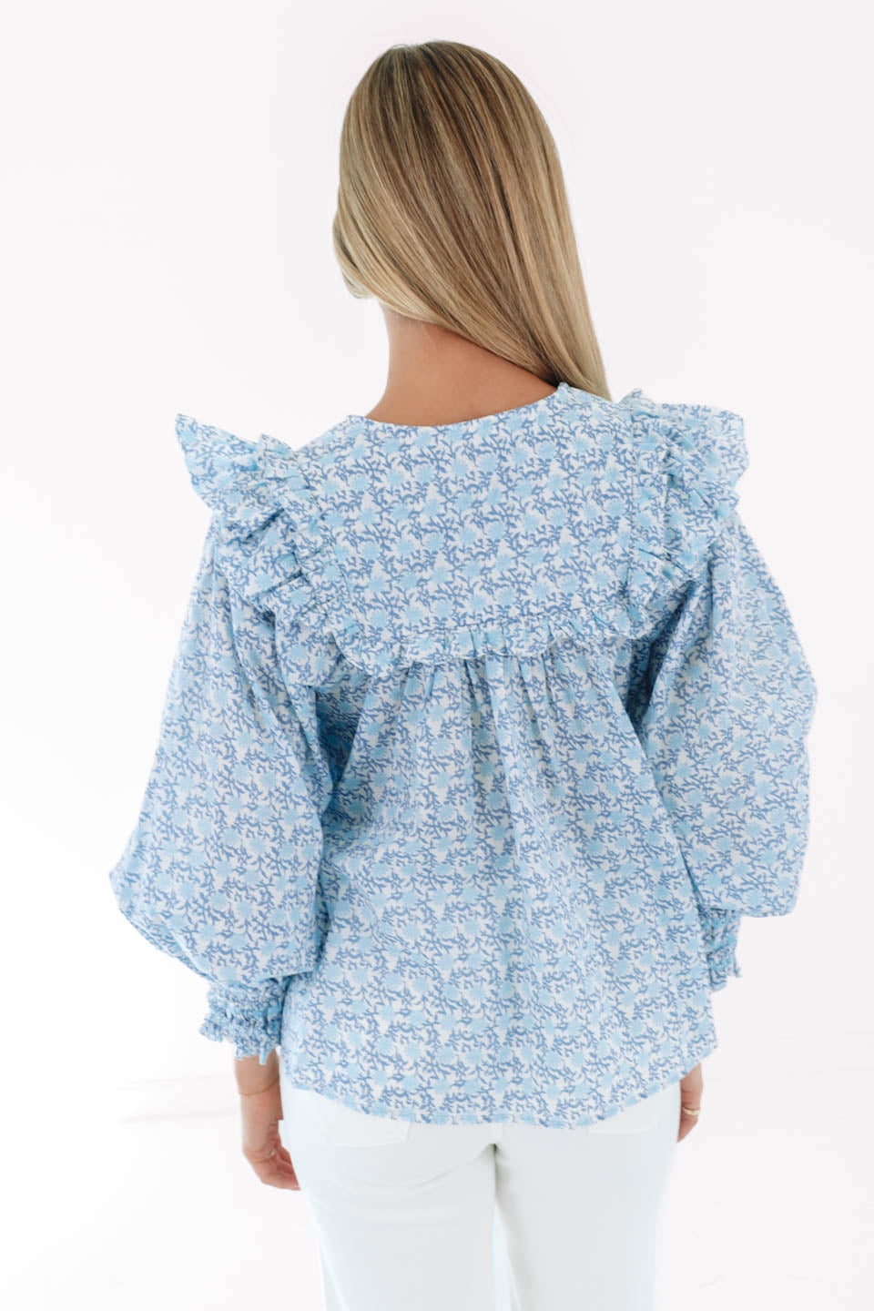 Don't Be Blue Top - Blue - 图片 6